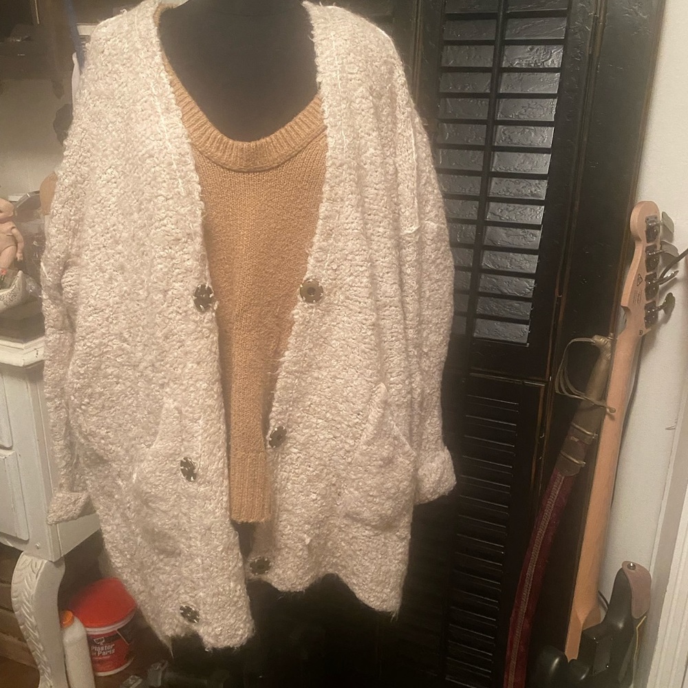 Free people sweater cardigan